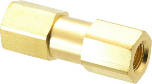 Parker Hannifin 3,000 Max psi, 1/8" Pipe, FNPT x FNPT End Connections, Brass Instrumentation Filter Micro Rating 1, Viton Seal 2F-F2L-1-BN-B - 86640737