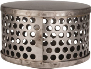 Dixon Valve & Coupling 2" Hose, Round Hole Strainer Stainless Steel RRHS25 - 48438915