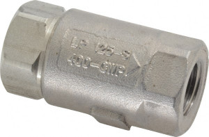 Apollo Valves Conbraco 3/8" Stainless Steel Check Valve Inline, FNPT x FNPT 62-102-01 - 37011699
