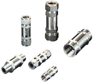 Ham-Let 1/4" Stainless Steel Check Valve Inline, MNPT x MNPT, 3,000 WOG 3200427 - 85596914