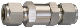 Ham-Let 1/4" Stainless Steel Check Valve Inline, Comp x Comp, 3,000 WOG 3200799 - 85596971