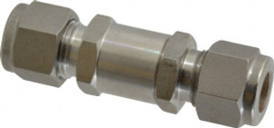 Ham-Let 3/8" Stainless Steel Check Valve Inline, Comp x Comp, 3,000 WOG 3200648 - 85596948