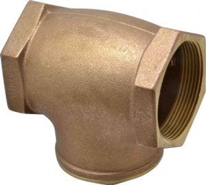 Legend Valve 3" Brass Check Valve Inline, FNPT x FNPT, 200 WOG 105-110 - 36895381
