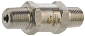 Parker Hannifin 1/8" Stainless Steel Check Valve Inline, MNPT x MNPT, 6,000 WOG 2M-C2L-1-SS - 86723491