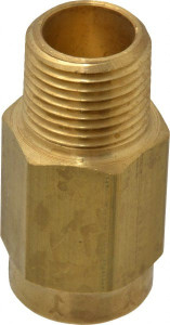 The Specialty Mfg. Co. 1/2" Brass Check Valve Inline, FNPT x MNPT, 500 WOG 6450290 - 04108742