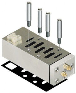 Parker Hannifin ISO 1 Sandwich Flow Control Valve ISO 5599-2 Plug-In, 0 to 145 PSI & Zinc Material PS4035CP - 75954891