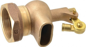 Legend Valve 2" Pipe, Bronze, Mechanical Float Valve 125 psi, NPTF x Plain End Connections 111-238 - 36897080