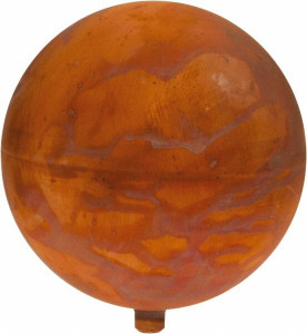 Legend Valve 5" Diam, Spherical, Metal Float 1/4-20 Thread, Copper, 125 Max psi 111-263 - 36897155