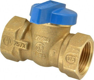 Legend Valve 3/4" Pipe, Brass, Straight without Side Tap, Gas Ball Valve 175 psi WOG Rating, Wedge Handle, FNPT x FNPT End Connections, 1 Piece 102-104 - 36894715