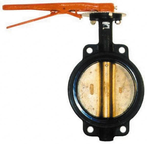 Legend Valve 8" Pipe, Wafer Butterfly Valve Lever Handle, Cast Iron Body, EPDM Seat, 200 WOG, Aluminum Bronze Disc, Stainless Steel Stem 116-407 - 00605501