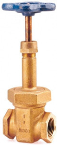 NIBCO 3/8" Pipe, Class 150, Threaded Bronze Solid Wedge Rising Stem Gate Valve 300 WOG, 150 WSP, Bolted Bonnet NL1M005 - 81928848 NIBCO 3/8" Pipe, Class 150, Threaded Bronze Solid Wedge Rising Stem Gate Valve 300 WOG, 150 WSP, Bolted Bonnet NL1M005 - 81928848