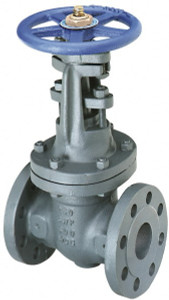 NIBCO 3" Pipe, Class 250, Flanged Iron Solid Wedge OS & Y Gate Valve 500 WOG, 250 WSP, Bolted Bonnet NHAW00F - 75962142