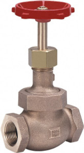 Milwaukee Valve 3/4" Pipe, Threaded (NPT) Ends, Bronze Integral Globe Valve Bronze Disc, Union Bonnet, 600 psi WOG, 300 psi WSP, Class 300 572-34 - 36053098