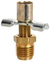 Eaton Steel External Seat Drain Cock & Shutoff Valve 1/4 Thread, 150 Max psi 6788 - 01601806