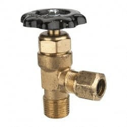Parker Hannifin Tube (NTA) x MNPTF End Connection Brass Truck Valve 3.28" OAL, 1/2" Pipe V408NTA-8-8 - 62157334