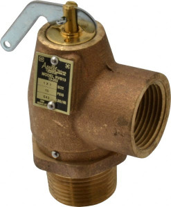 Apollo Valves Conbraco 1" Inlet, 1" Outlet, ASME Low Pressure Steam Heating Valve 15 Max psi, Bronze 13-202-B15 - 37012580