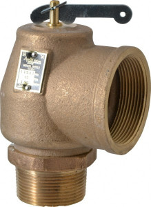 Apollo Valves Conbraco 1-1/2" Inlet, 2" Outlet, ASME Low Pressure Steam Heating Valve 15 Max psi, Bronze 13-214-B15 - 37012606