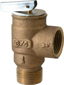 Apollo Valves Conbraco 3/4" Inlet, 3/4" Outlet, ASME Low Pressure Steam Heating Valve 10 Max psi, Bronze 13-511-B10 - 37012614