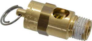 Conrader 1/4" Inlet, ASME Safety Relief Valve 60 Max psi, Brass SRV25-60 - 32150963