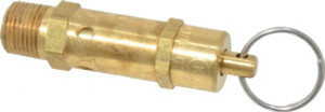 Kingston Valves 3/8" Inlet, ASME Safety Relief Valve 150 Max psi, Brass 112CSS-3-150 - 08061731