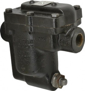 Hoffman Specialty 3/4 Female" Pipe, Cast Iron Inverted Bucket Steam Trap 125 Max psi 404337 - 07499775
