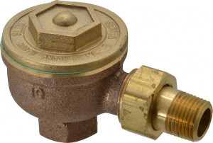 Watts 2 Port, 1/2" Pipe, Cast Iron Thermostatic Steam Trap 25 Max psi 0036040 - 03998655