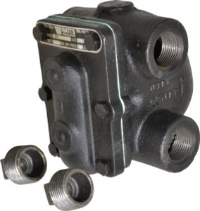 Watts 4 Port, 1" Pipe, Cast Iron Float & Thermostatic Steam Trap 15 Max psi 0037105 - 00418681