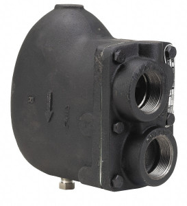 Watts 4 Port, 1-1/4" Pipe, Cast Iron Float & Thermostatic Steam Trap 15 Max psi 0037106 - 00418707