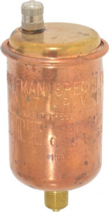 Hoffman Specialty 1/8" Inlet, 1/8" Outlet, 50 Max psi, Brass Stamping Water Vent 240°F Max 401497 - 07499668