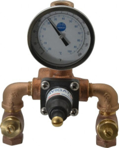 Bradley Brass Water Mixing Valve & Unit 7 GPM at 30 psi Flow Rate S19-2000 - 01953595