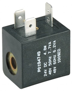 Parker Hannifin 24 DC Volt, Class F, Solenoid Coil 6.0 Watt, IP 65 Enclosure, Use with Parker B Series Viking Valve P2FCB448 - 91208926