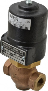 Magnatrol Valve 1/2" Port 2-Way Solenoid Valve Normally Closed G18A42SC-ACBW - 66089681