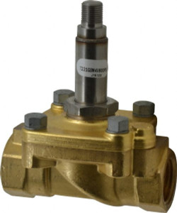 Parker Hannifin 1/2" Port Brass Solenoid Valve Closed 7221GBN4VN00 - 36912111