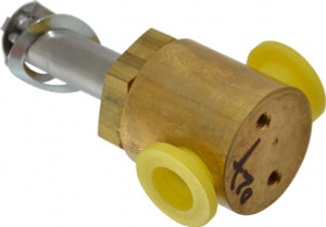 Parker Hannifin 1/4" Port Brass Two-Way Direct Acting Solenoid Valve Normally Closed 04F20C1108A1F - 68014109