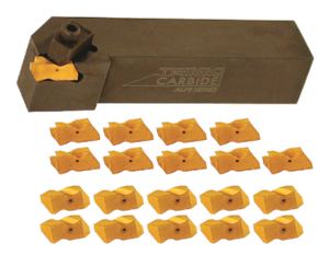 Terra Carbide Top Clamp Holder Sets with Grooving & Thread Inserts