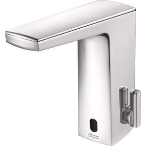 American Standard Electronic & Sensor Faucets, Type: Sensor, Style: Modern, Contemporary, Type of Power: Battery, Spout Type: Low Arc, Mounting Centers: Single Hole (Inch), Finish/Coating: Polished Chrome 702B205.002 - 48172498