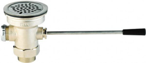 T&S Brass Drain Component Includes Waste Drain Valve and Adapter B-3970 - 32065617