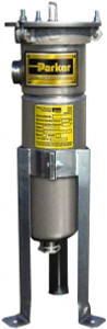 Parker Hannifin 2 Inch, Stainless Steel, Bag Filter Housing FNPT End Connection, 160 GPM Max Flow CBG1D2T - 37037744
