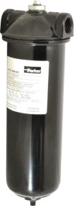 Parker Hannifin 3/4 Inch Pipe, FNPT End Connections, 10 Inch Long Cartridge, 12-7/8 Inch Long, Cartridge Filter Housing with Pressure Relief 1 Cartridge, 5 Max GPM Flow Rate, 150 psi Max Working Pressure B10-3/4SD - 37039179