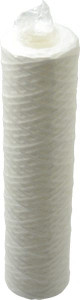 Parker Hannifin 2-1/2" OD, 5µ, Polypropylene Cotton String-Wound Cartridge Filter 10" Long T23R10A - 37038874