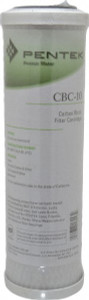 Pentair 2-7/8" OD, 0.5µ, Carbon Briquette Giardia & Cryptosporidium Reduction Cartridge Filter 9-3/4" Long, Reduces Tastes, Odors & Sediments 155162-43 - 37023413