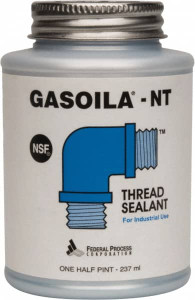 Federal Process 8 oz Brush Top Can Dark Blue Federal Gasoila-NT 400°F Max Working Temp NT08 - 36912962