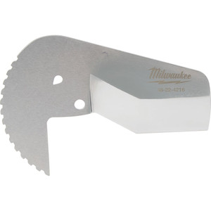 Milwaukee Cutter Replacement Parts, Type: Replacement Blade, Cuts Material Type: PVC, PEX, For Use With: Milwaukee  2-3/8 in. Ratcheting Pipe Cutter (48-22-4215), Cutting Depth: 1-3/8 (Inch) 48-22-4216 - 15328297