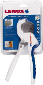 Lenox 1-5/16" to 1" Pipe Capacity, Tube Cutter Cuts Plastic, Rubber, PVC, CPVC 12122S2 - 47172077