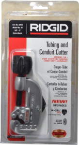 Ridgid 1/8" to 1" Pipe Capacity, Screw Feed Tubing Cutter Cuts Copper, Aluminum, Brass 32910 - 74781295
