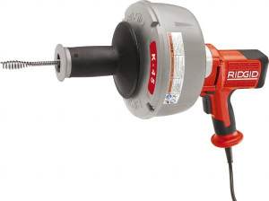 Ridgid Electric Battery Drain Cleaning Machine For 3/4" to 2-1/2" Pipe, 25 ft. Cable 36018 - 89322754