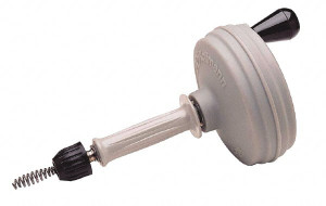 Ridgid For 1-1/2 Inch Pipe, 2 Foot Cable Length, Handheld, Manual and Hand Drain Cleaner Plastic Drum 59812 - 74800533