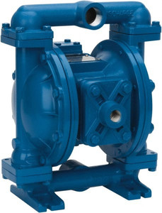 SANDPIPER Pump 1" NPT, Metallic, Air Operated Diaphragm Pump PTFE Diaphragm, Aluminum Housing S1FB1AGTANS000. - 48438808