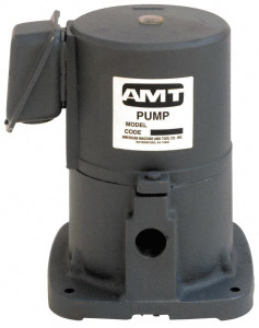 AMT Pump 0.3/0.19 Amp, 230/460 Volt, 1/8 hp, 3 Phase, 3,450 RPM, Cast Iron Suction Machine Tool & Recirculating Pump 10 GPM, 3/8" Inlet, 7 psi, 5-1/2" Long x 5-1/2" Mounting Flange Width, 6.88" Overall Height, NPT Thread 5341-999-95 - 54010939