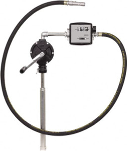PROLUBE 10 GPM, 3/4" Hose Diam, Kerosene, Diesel & Fuel Oil Pump Cast-iron Pump, 3/4" Inlet, 3/4" Outlet, 3 Volts, 8 ft. Hose Length RBP/3V/H/MTG - 54251715
